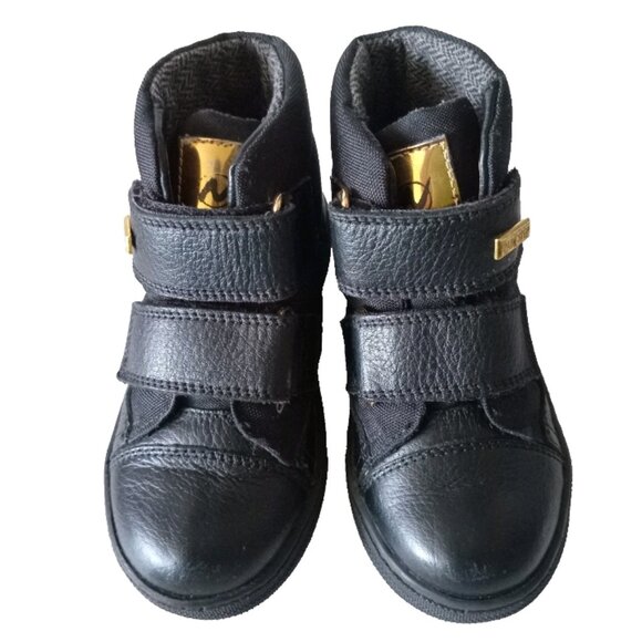 Naturino Rain Step Girls Black Ankle Boots Urban Sporty On-trend Sz 28 US 11 - Picture 1 of 6